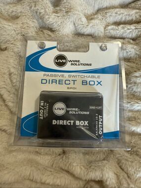 Live Wire Solutions Passive Switchable Direct Box SPD1 New